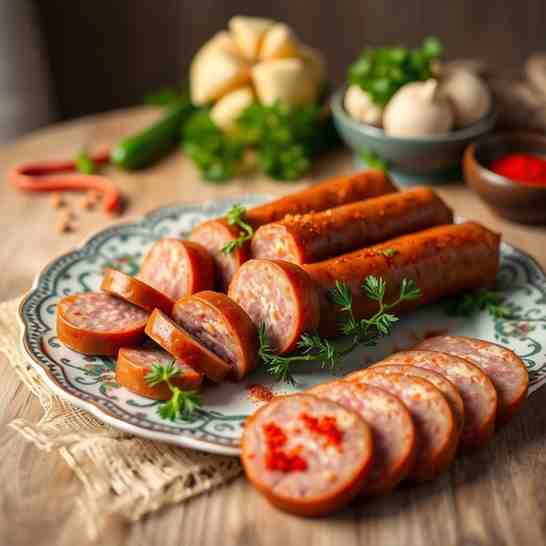 Homemade Kazylyk - Meat Sausage Recipe
